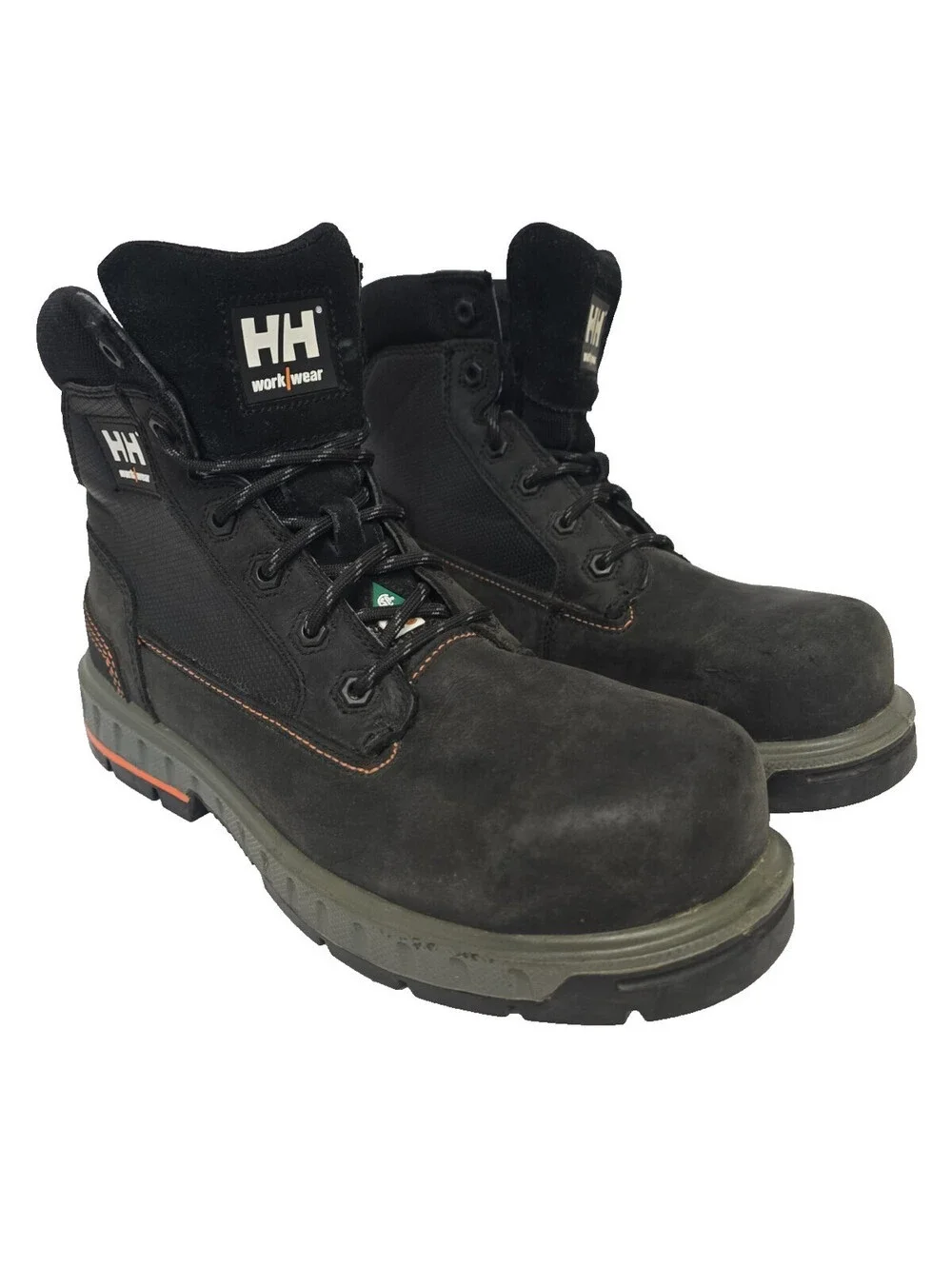 Helly Hansen Men's 6” FreshTech Steel Toe Work Boots HHS232001 Black Size 12M